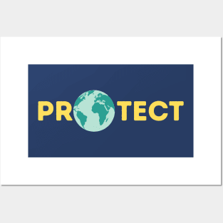 Protect the Earth light Posters and Art